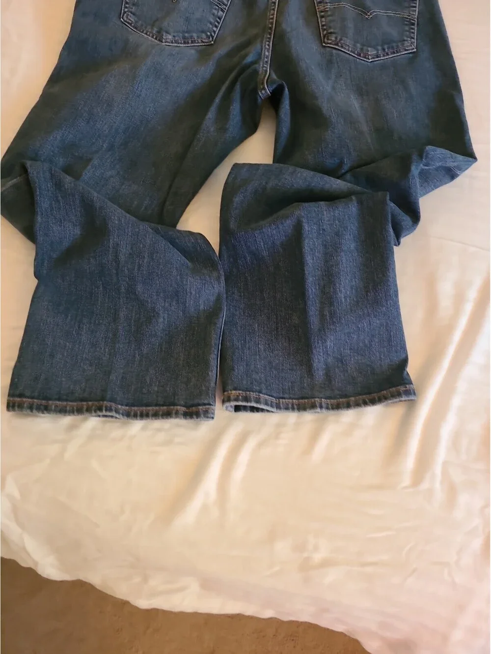 Levis 559 Jeans Mens 38x30  Relaxed Fit Straight Leg Stone Washed Blue Denim